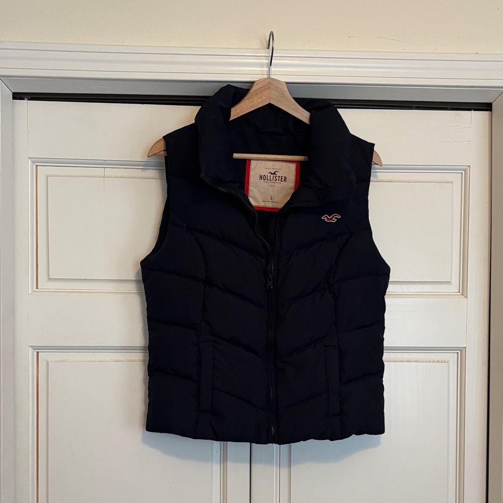 Hollister Midnight Blue Quilted Vest